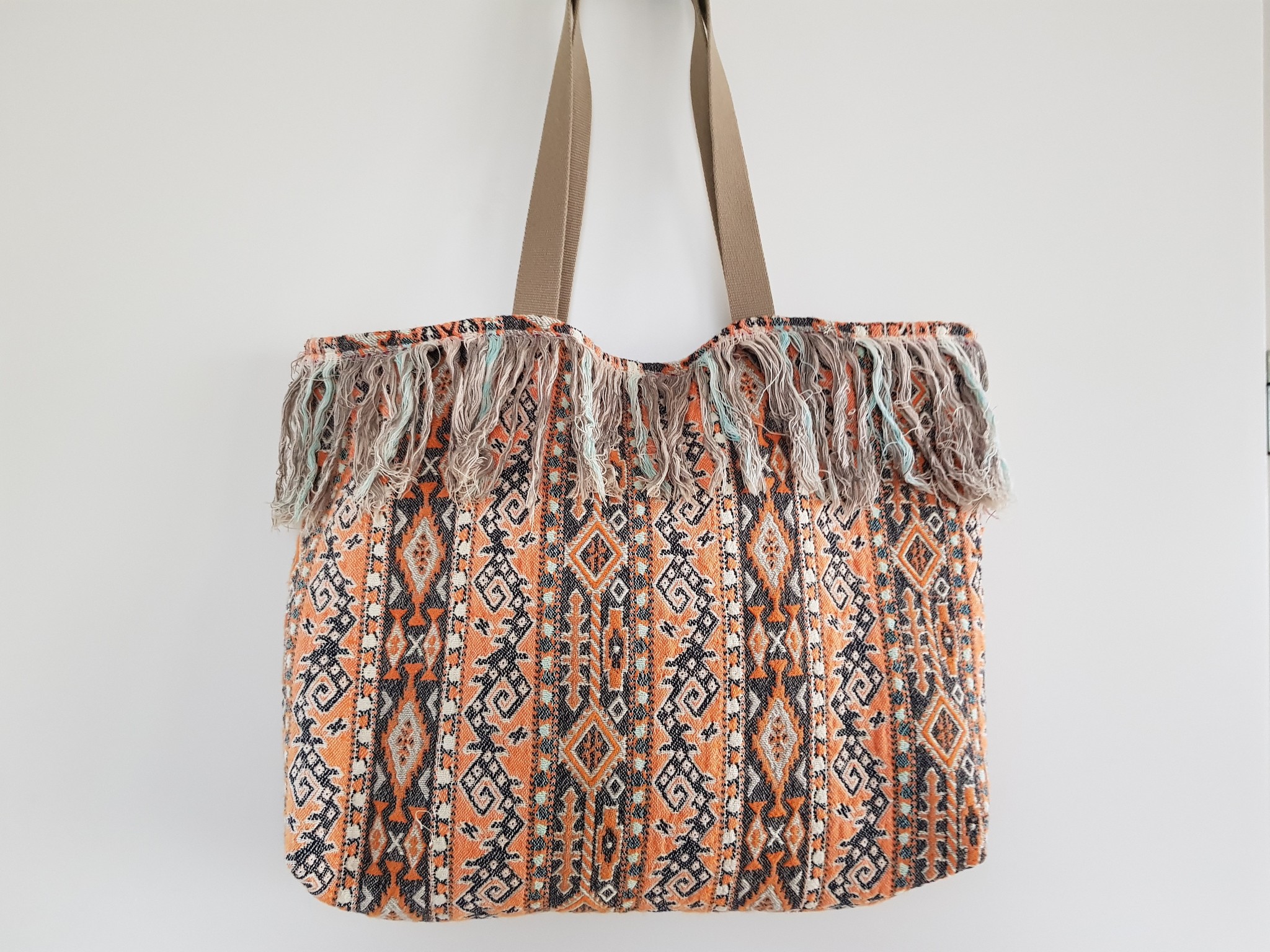 Rotan tas Geweven tas Schoudertas Strozak Afneembare lange riem Gele crème crossbody tas Kaki Retro stro strandtas Rieten Boho rotan tas (Color : Beige