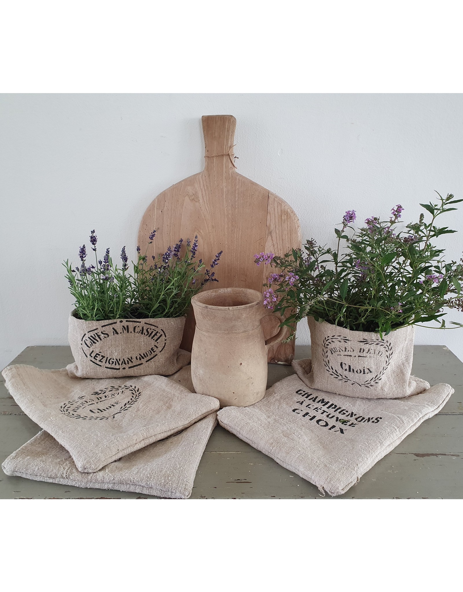 Guinevere Linnen Kruidenzak Franse Tekst