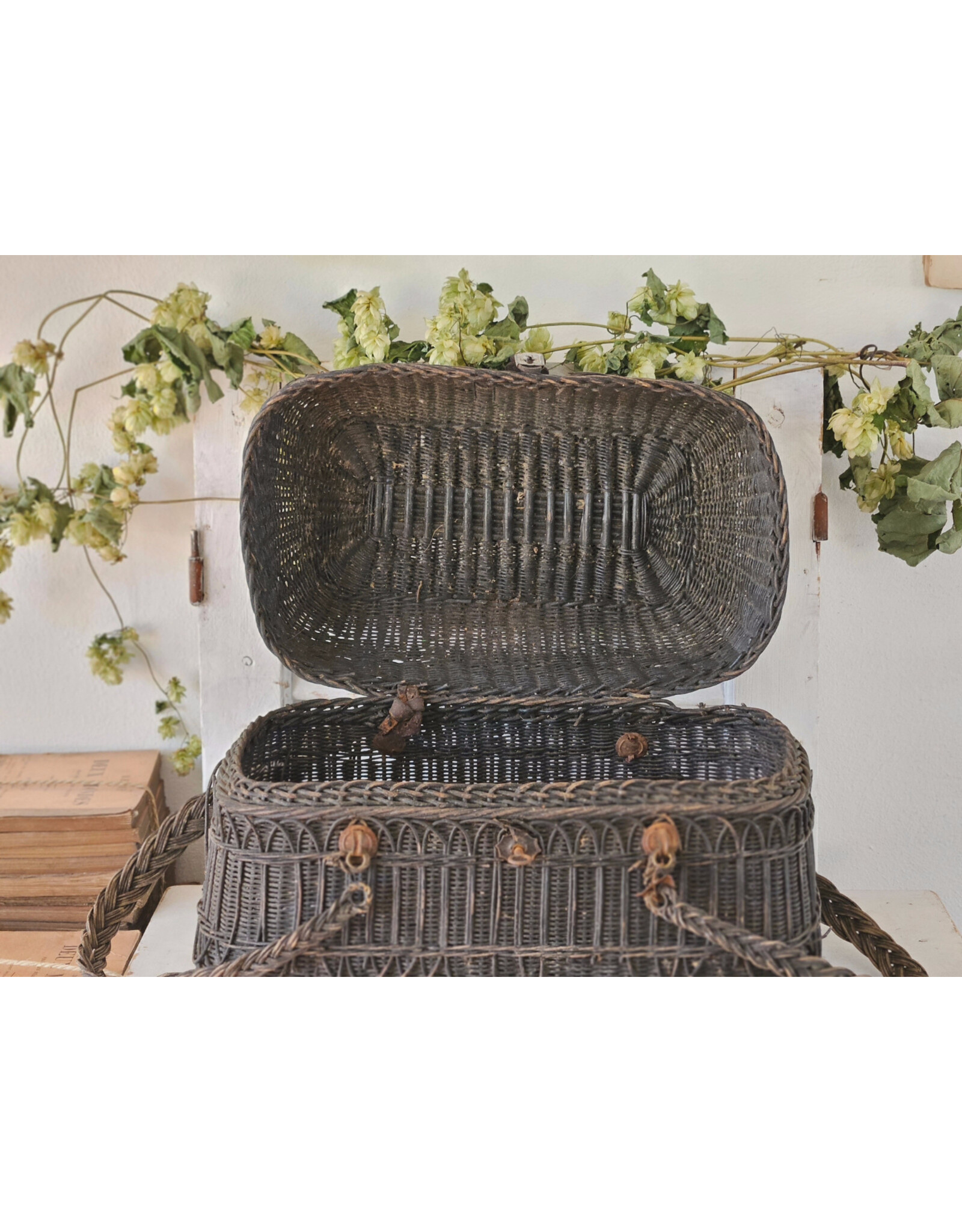 Rieten Frans Perronmandje