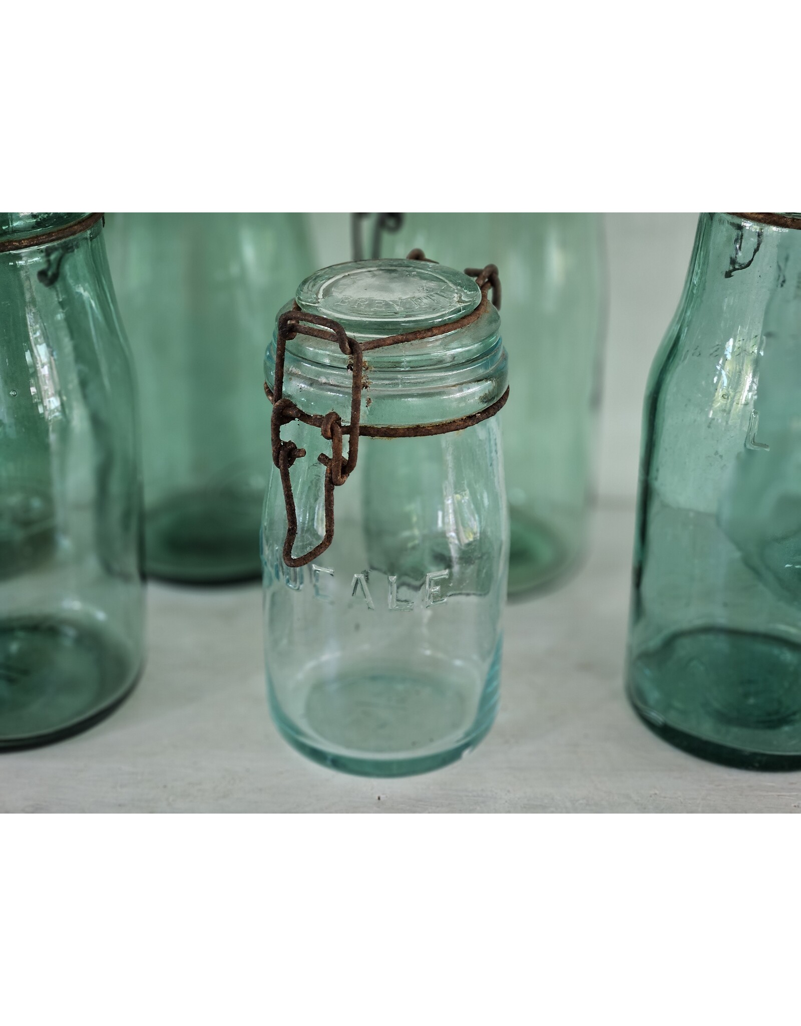 L'Ideale Glazen Groene Weckpot