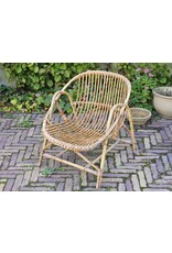 Rohe Rotan Rieten Stoel