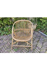Rohe Rotan Rieten Stoel