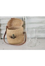 Vichy Rotan Tasje met Glas, Verre Curiste