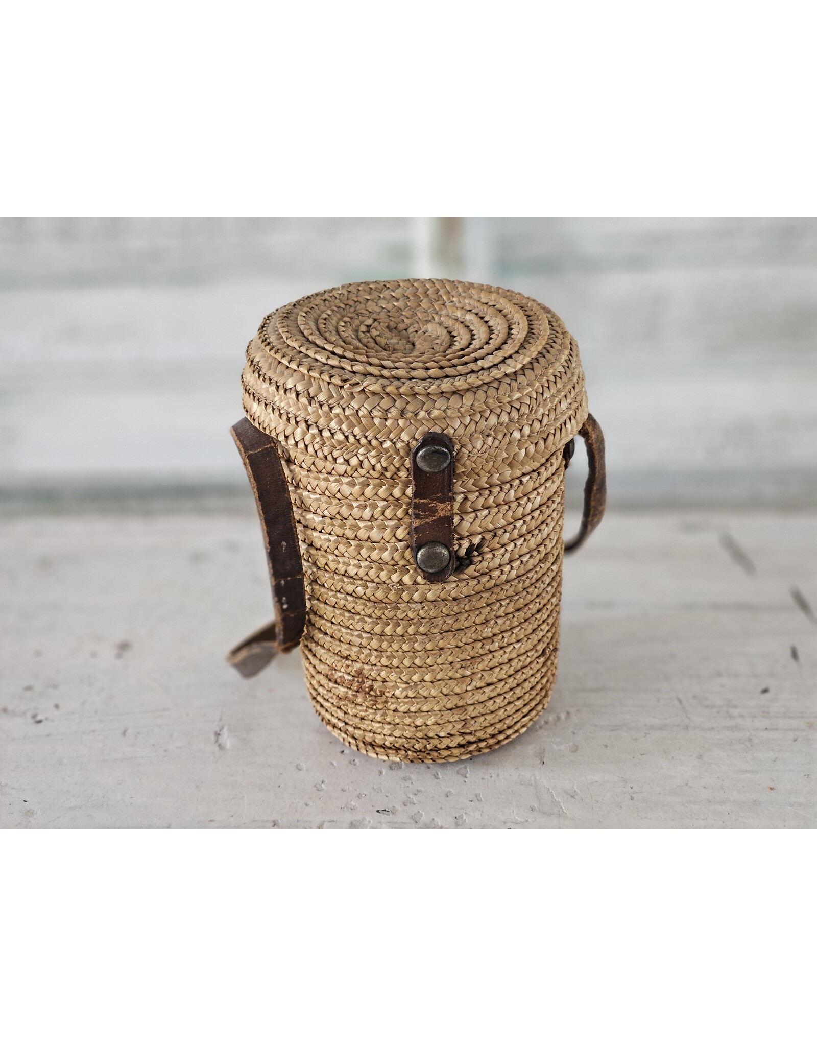 Vichy Rotan Tasje met Glas, Verre Curiste