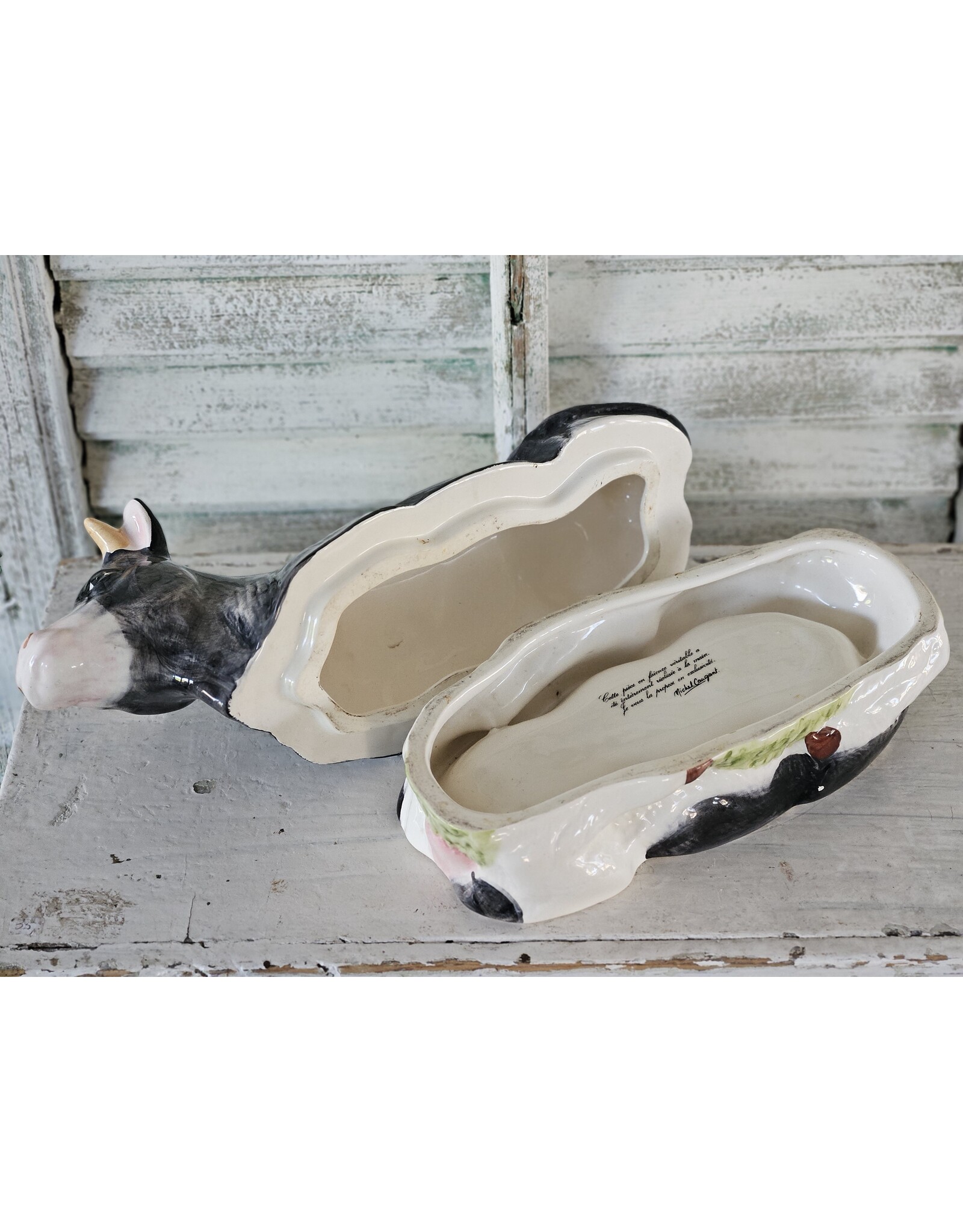 Michel Caugant Paté schaal Koe