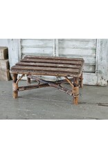 Houten Rotan Opstapje