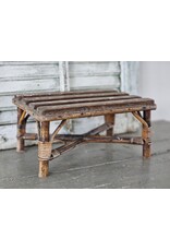 Houten Rotan Opstapje