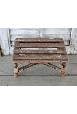 Houten Rotan Opstapje