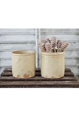 Franse gele Confiturepot