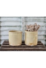 Franse gele Confiturepot