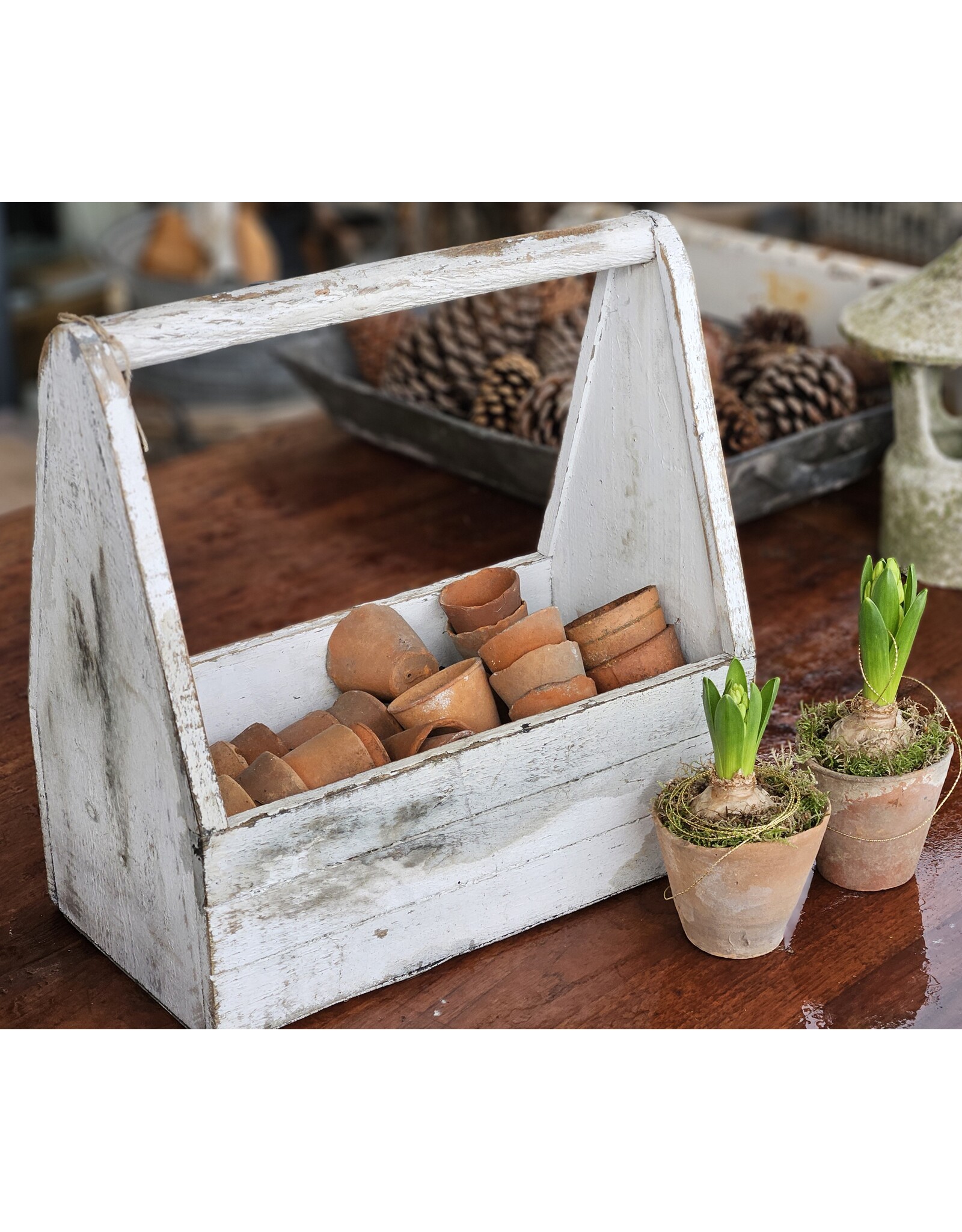 Guinevere Houten Plukbak Wit