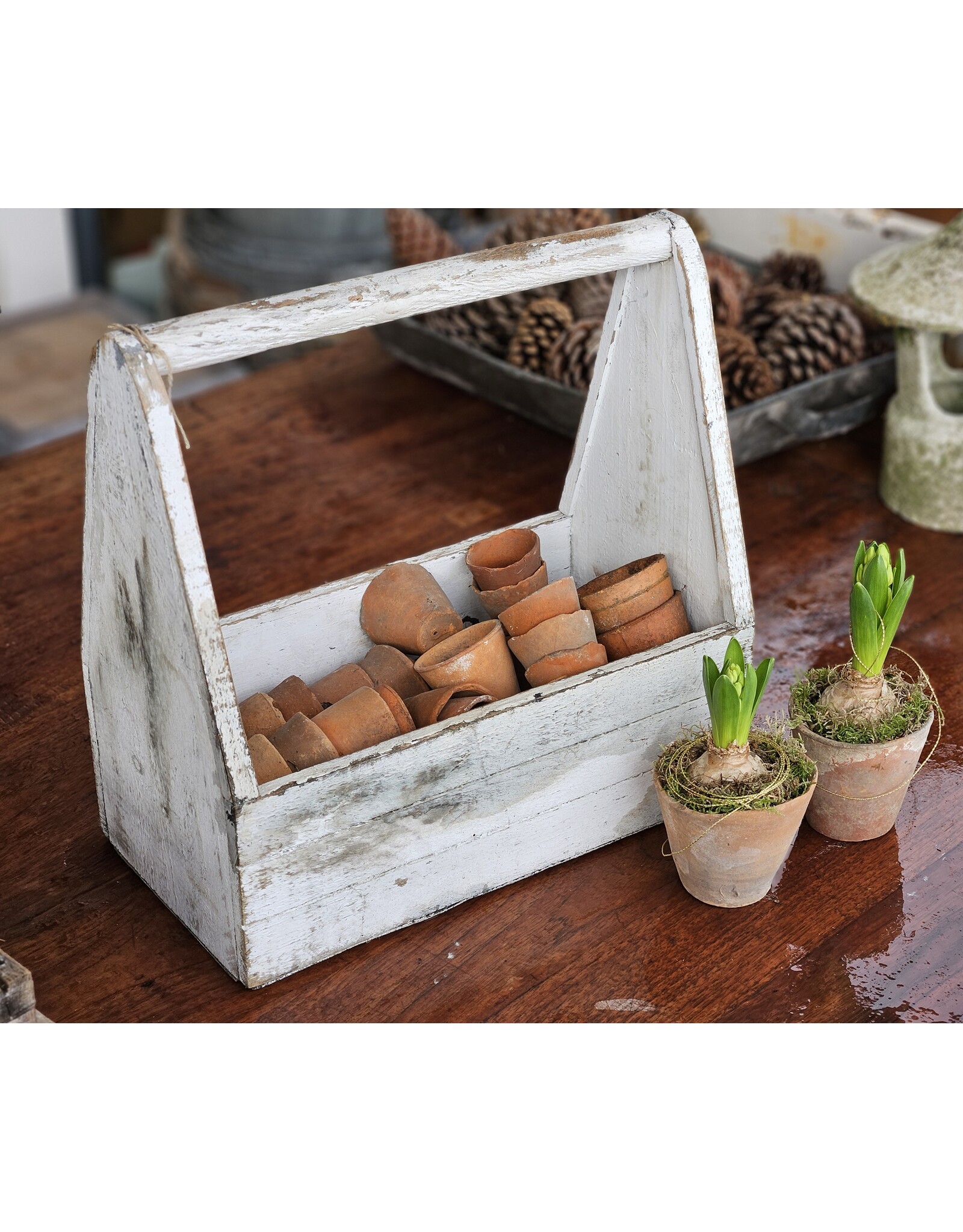 Guinevere Houten Plukbak Wit