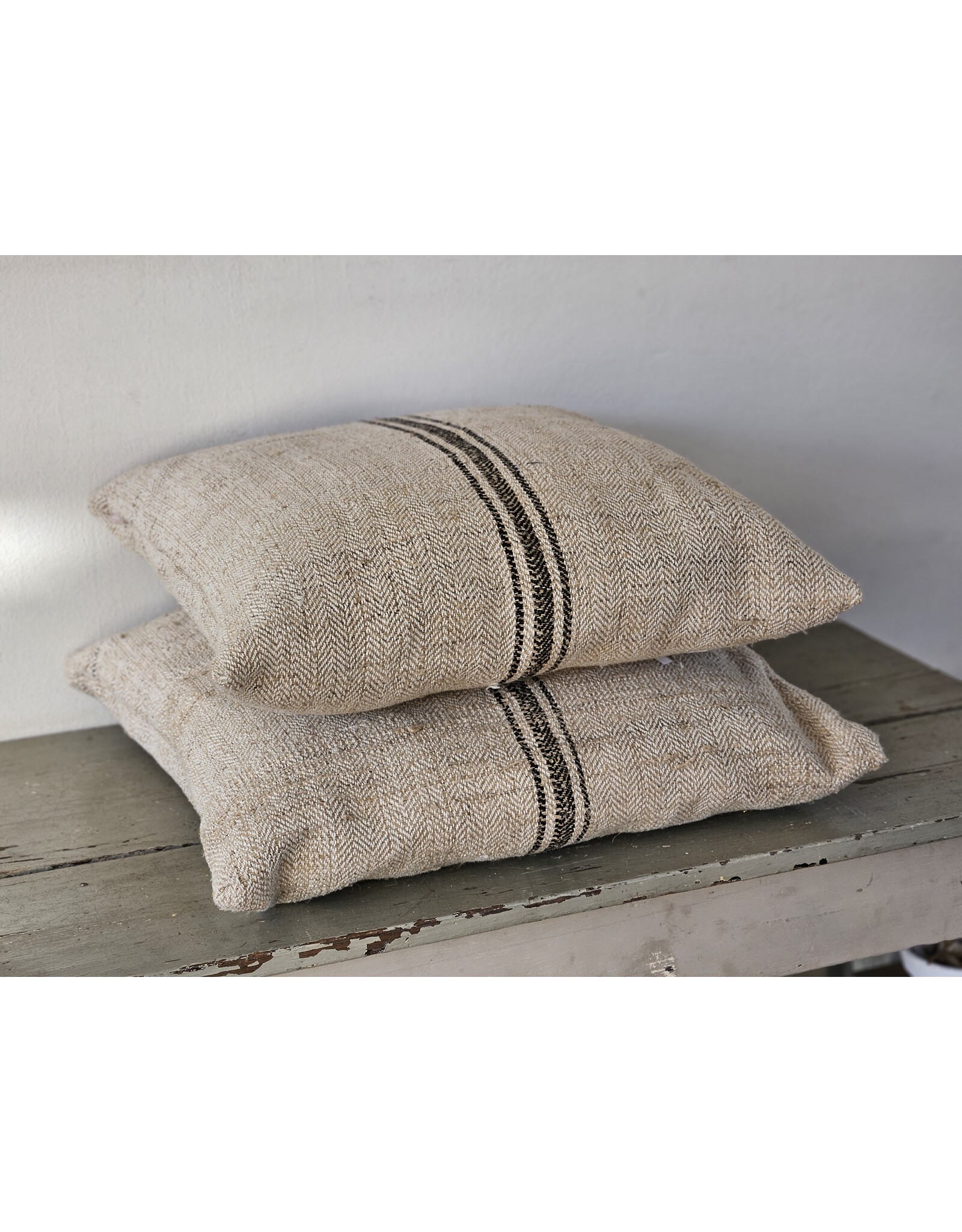 Guinevere Woonkussen Graanzak zwarte streep