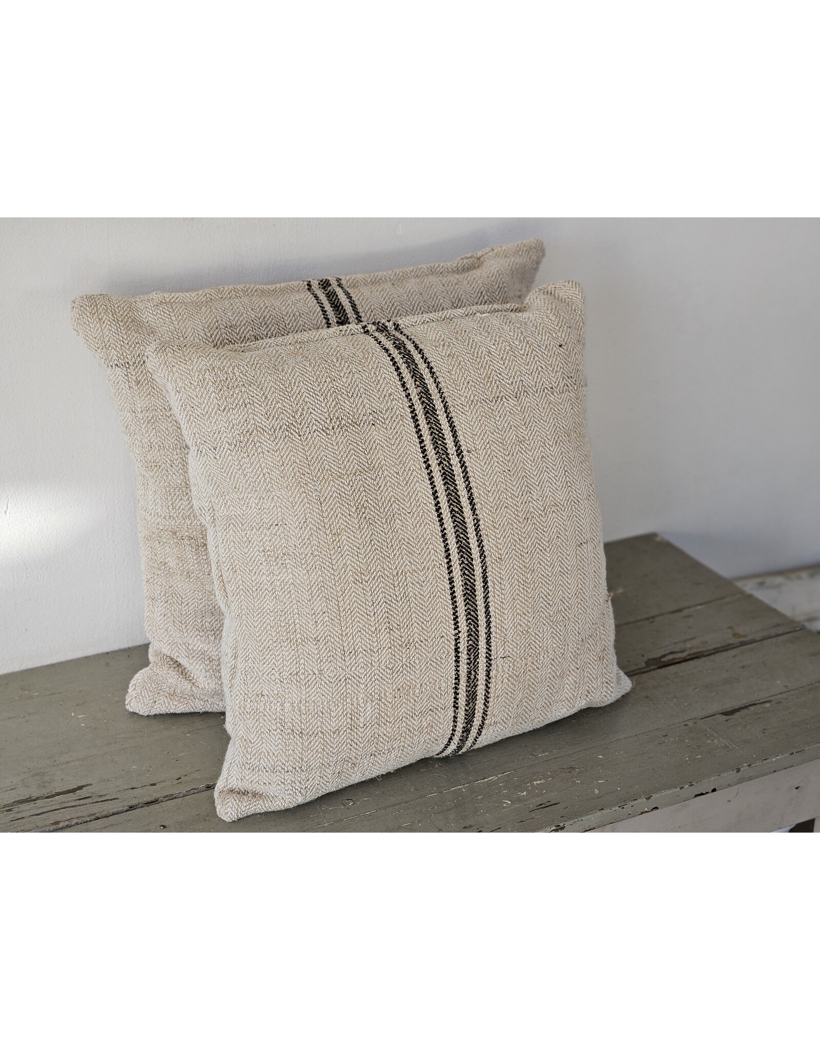 Guinevere Woonkussen Graanzak zwarte streep