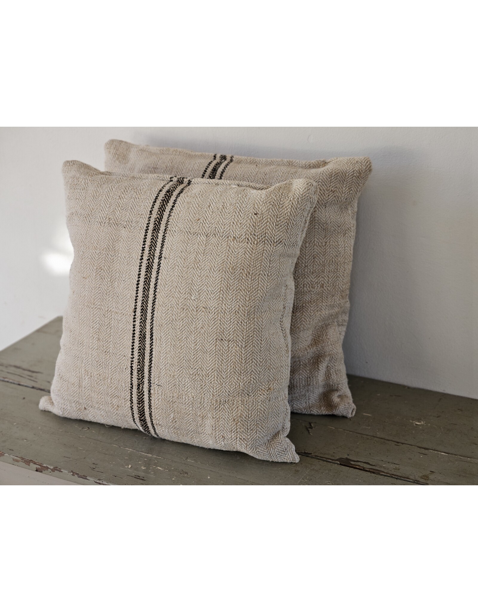 Guinevere Woonkussen Graanzak zwarte streep