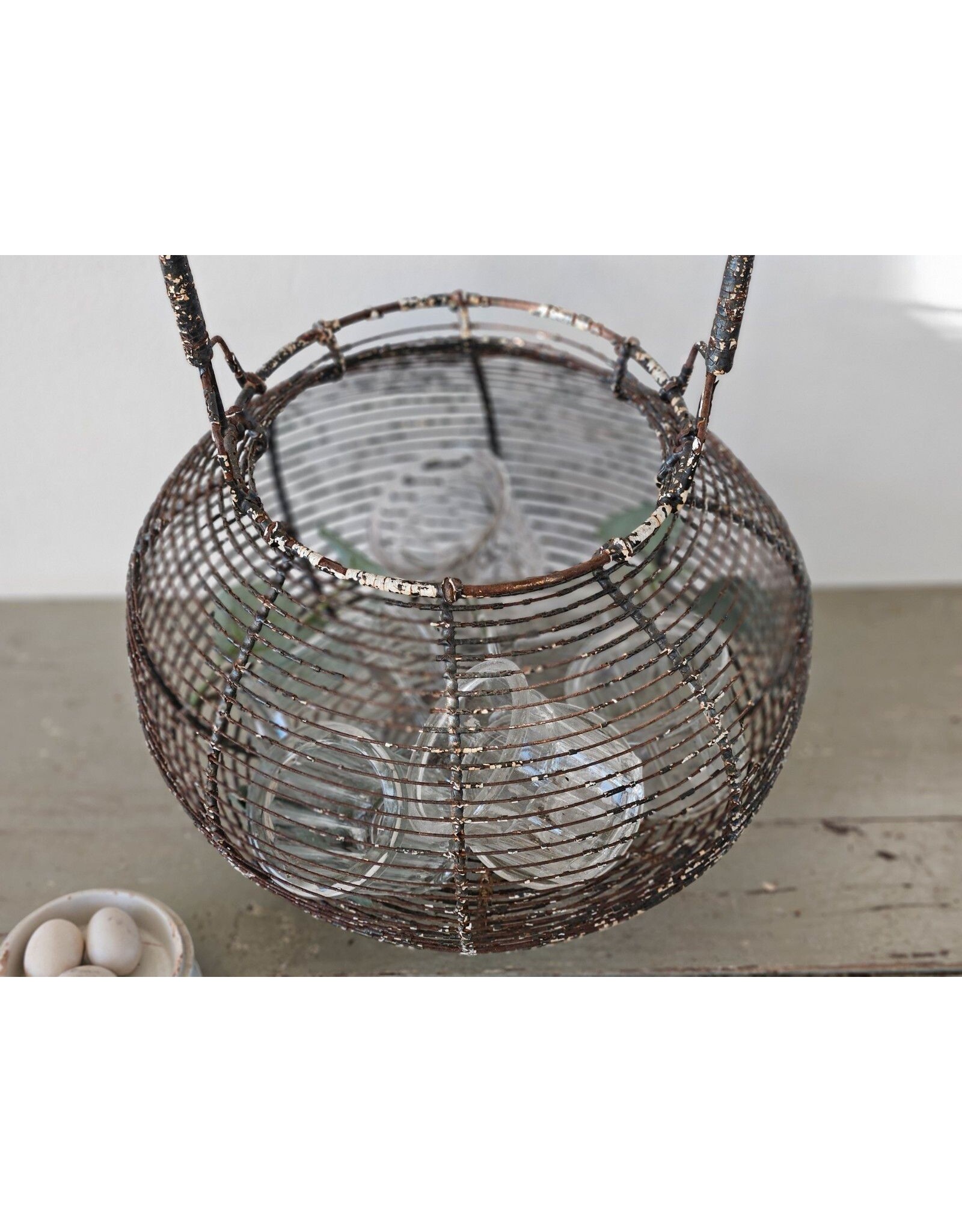 Franse Patina Eiermand