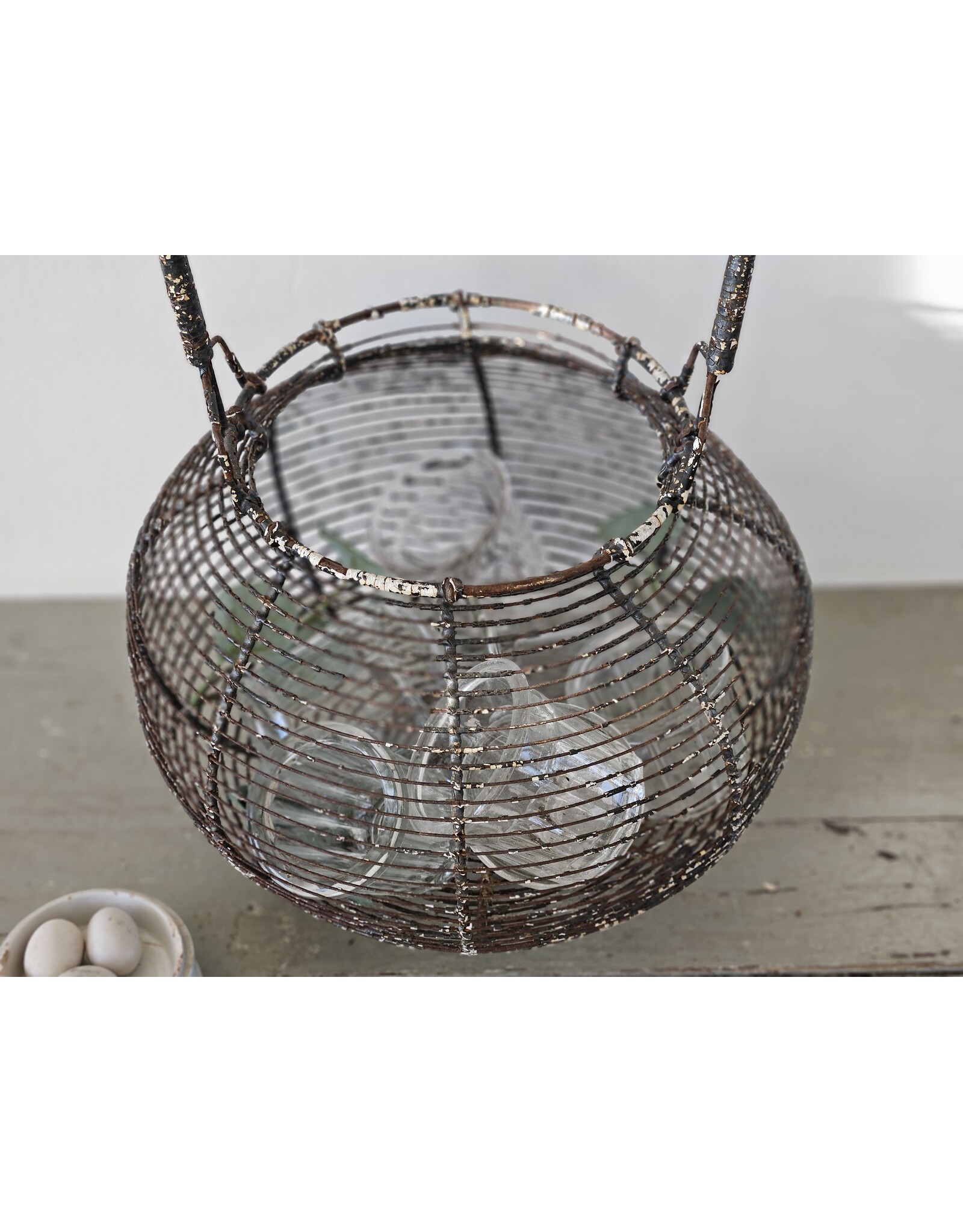 Franse Patina Eiermand