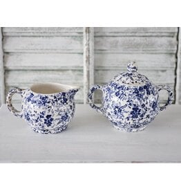 Nimy Boch Blauw Suikerpot Melkkan