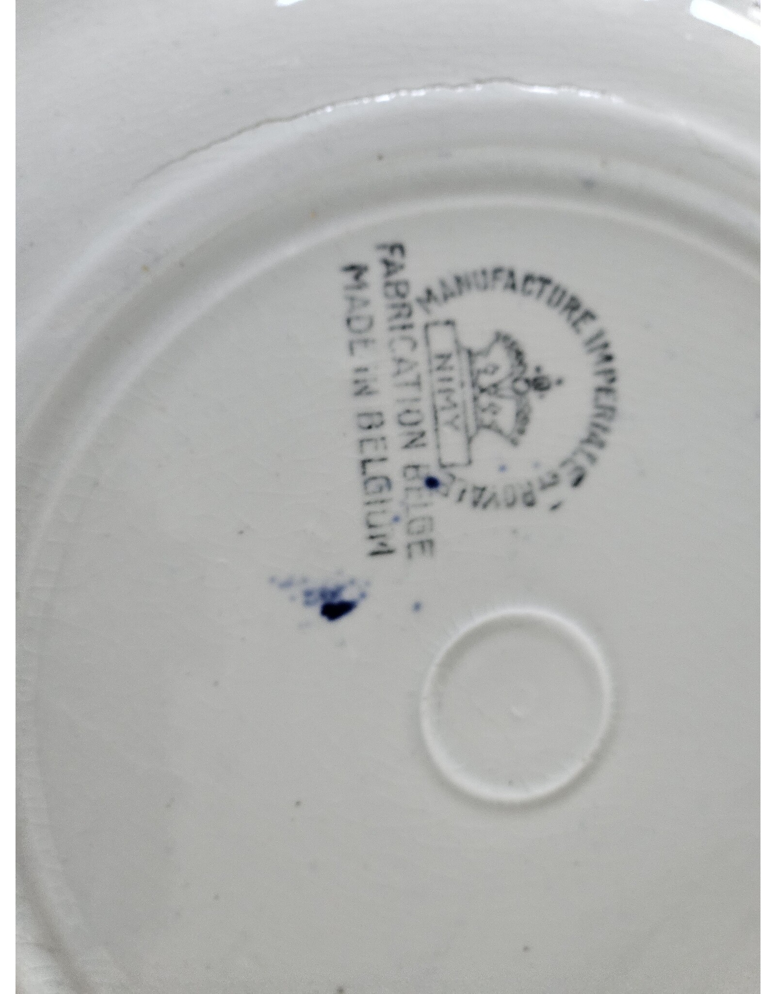 Nimy Boch Blauw Suikerpot en  Melkkan