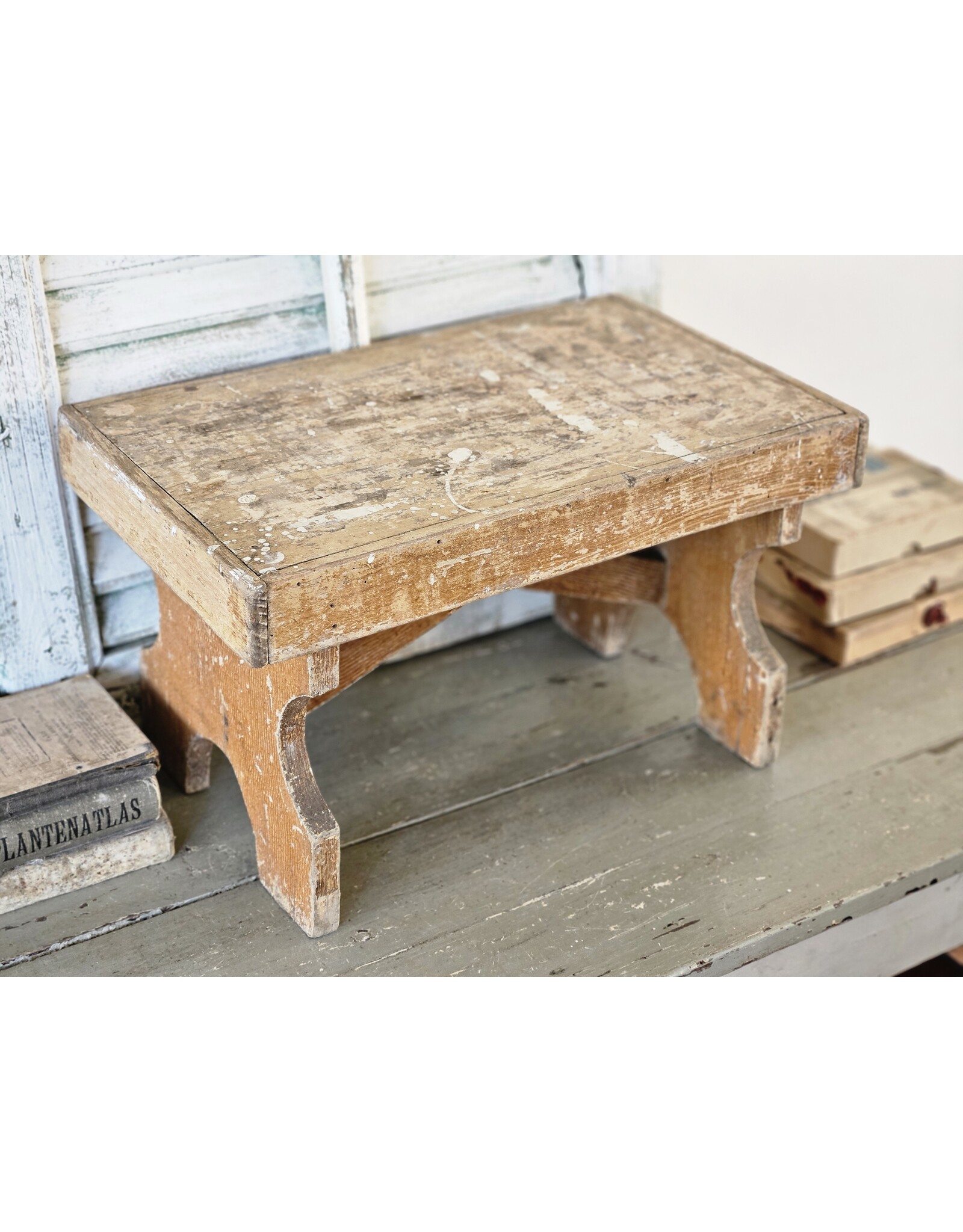 Frans Houten Opstapje Krukje