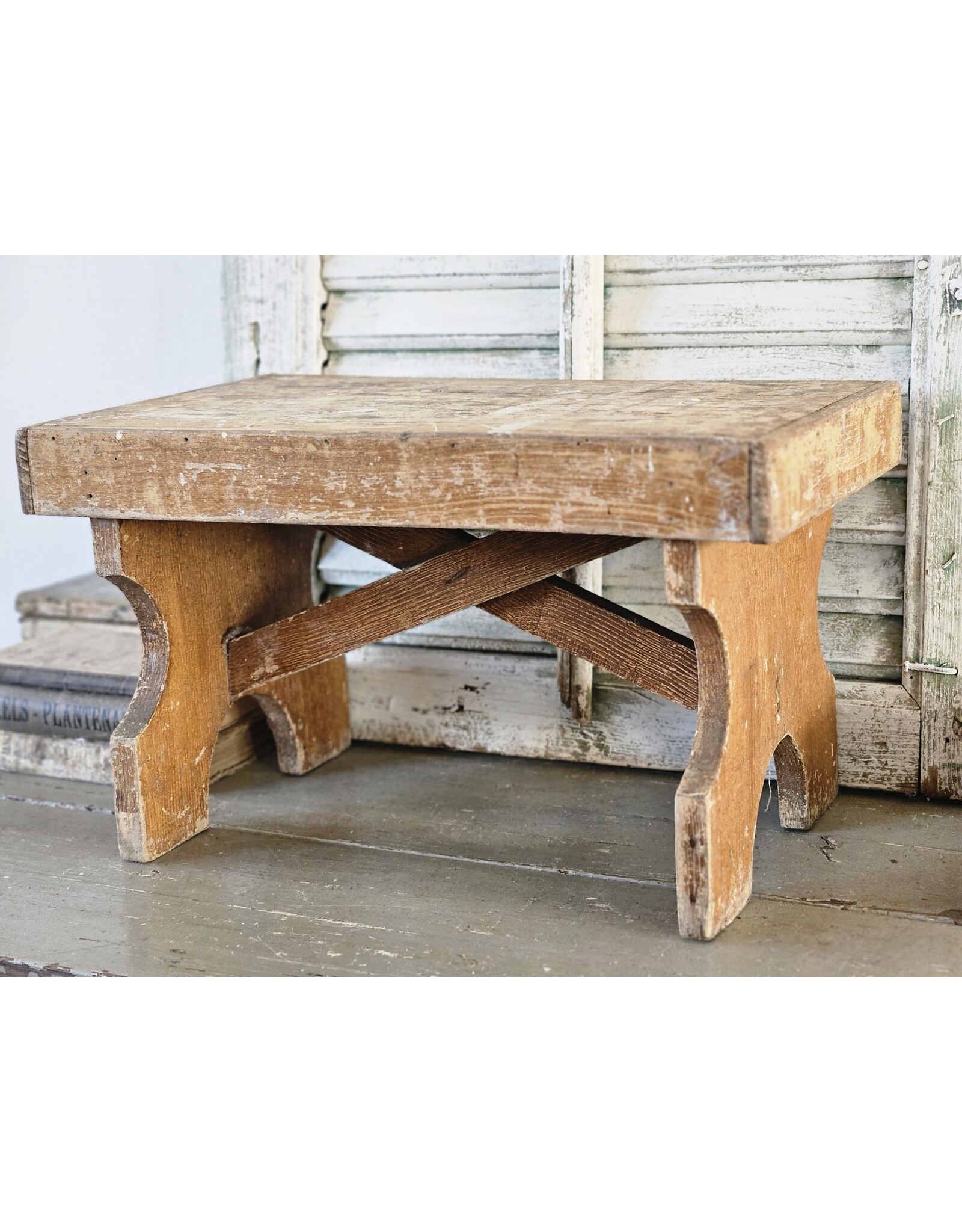 Frans Houten Opstapje Krukje