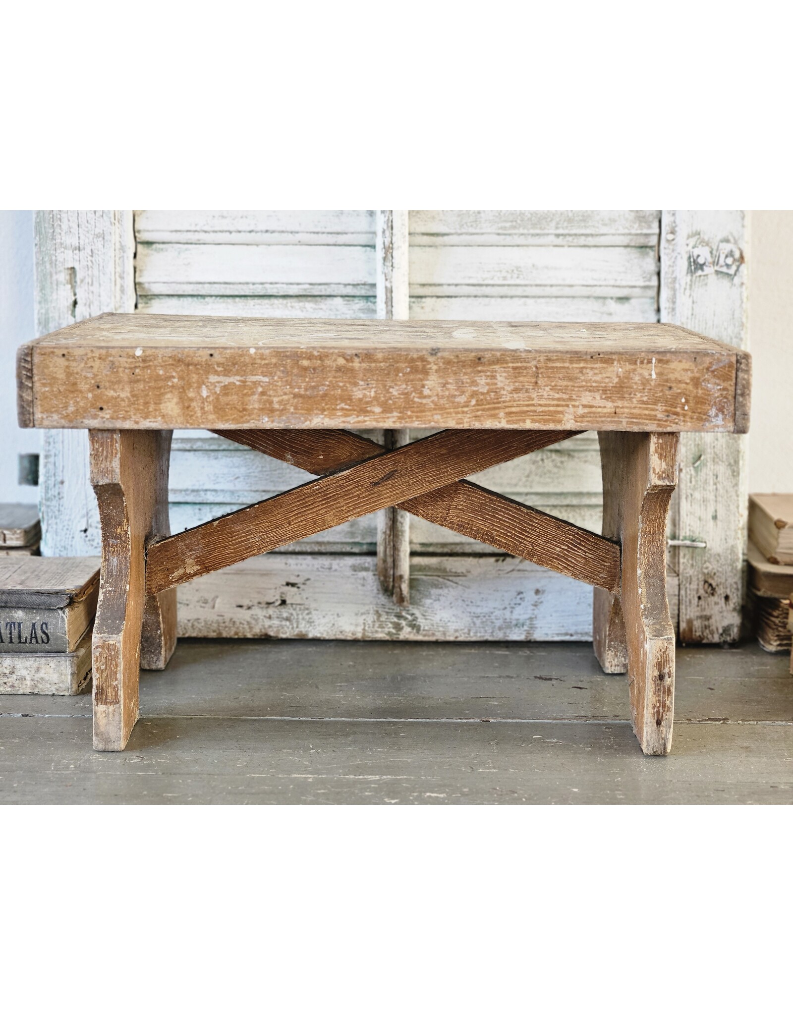 Frans Houten Opstapje Krukje