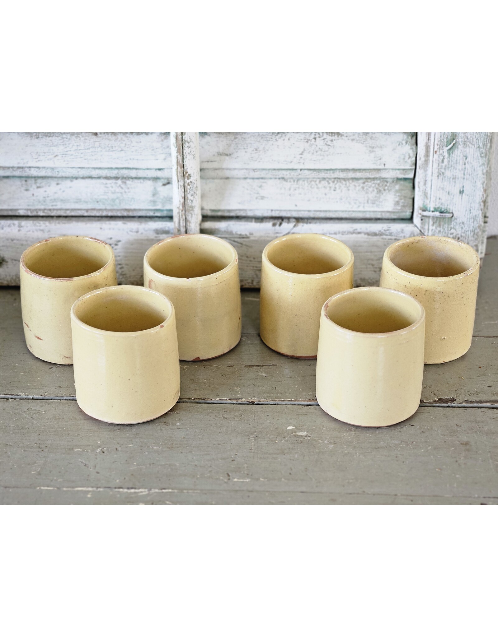 Franse gele Confiturepot