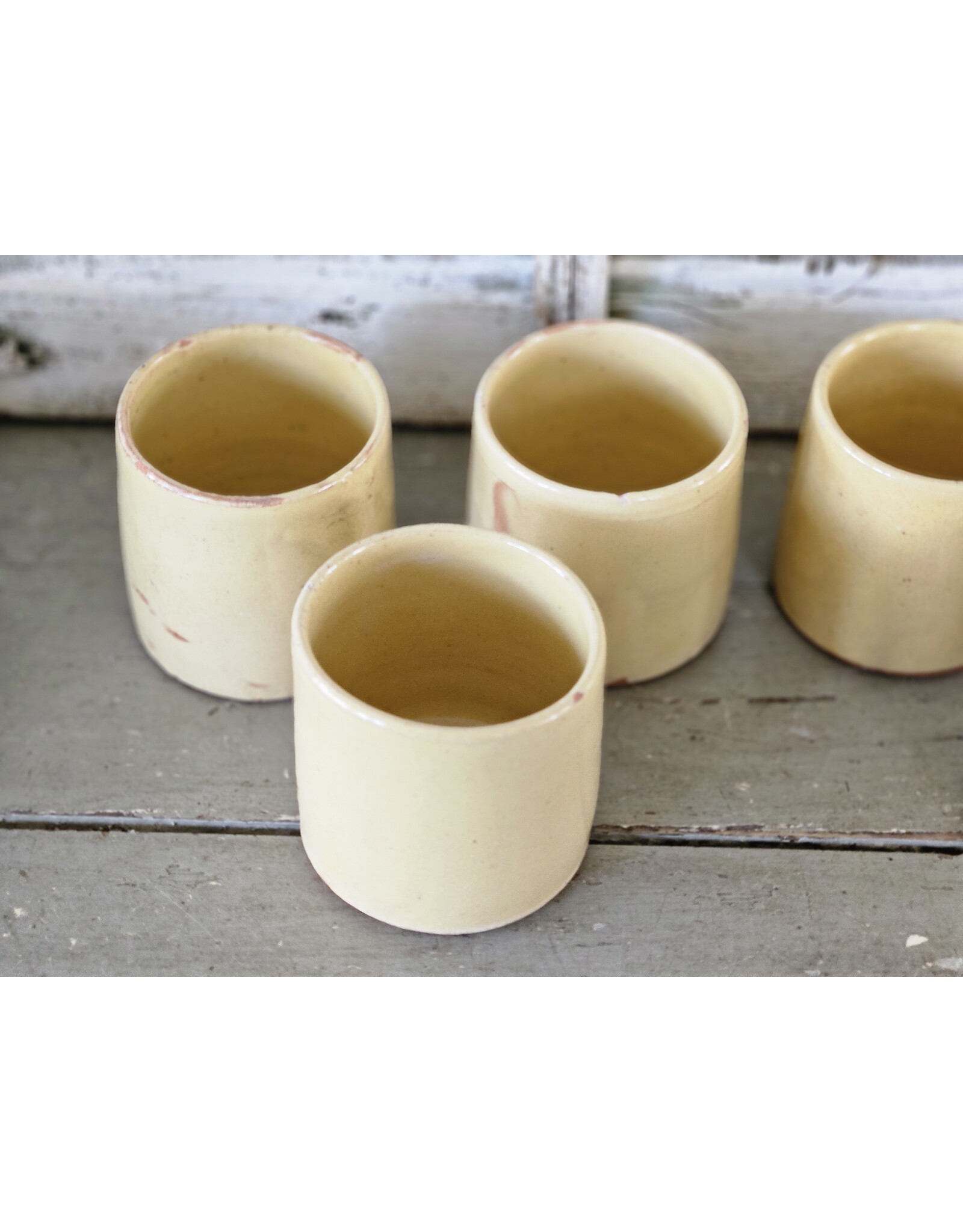 Franse gele Confiturepot