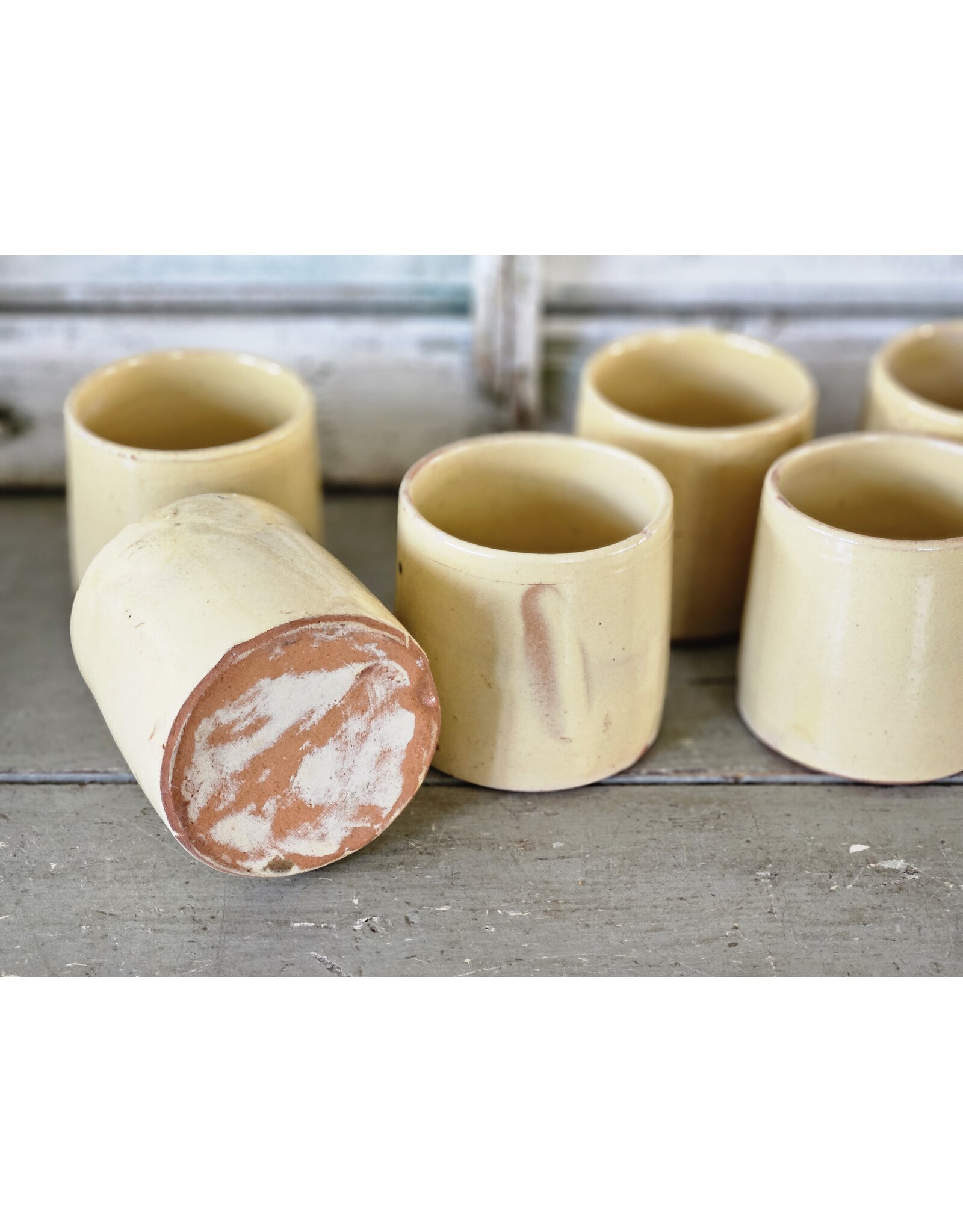 Franse gele Confiturepot