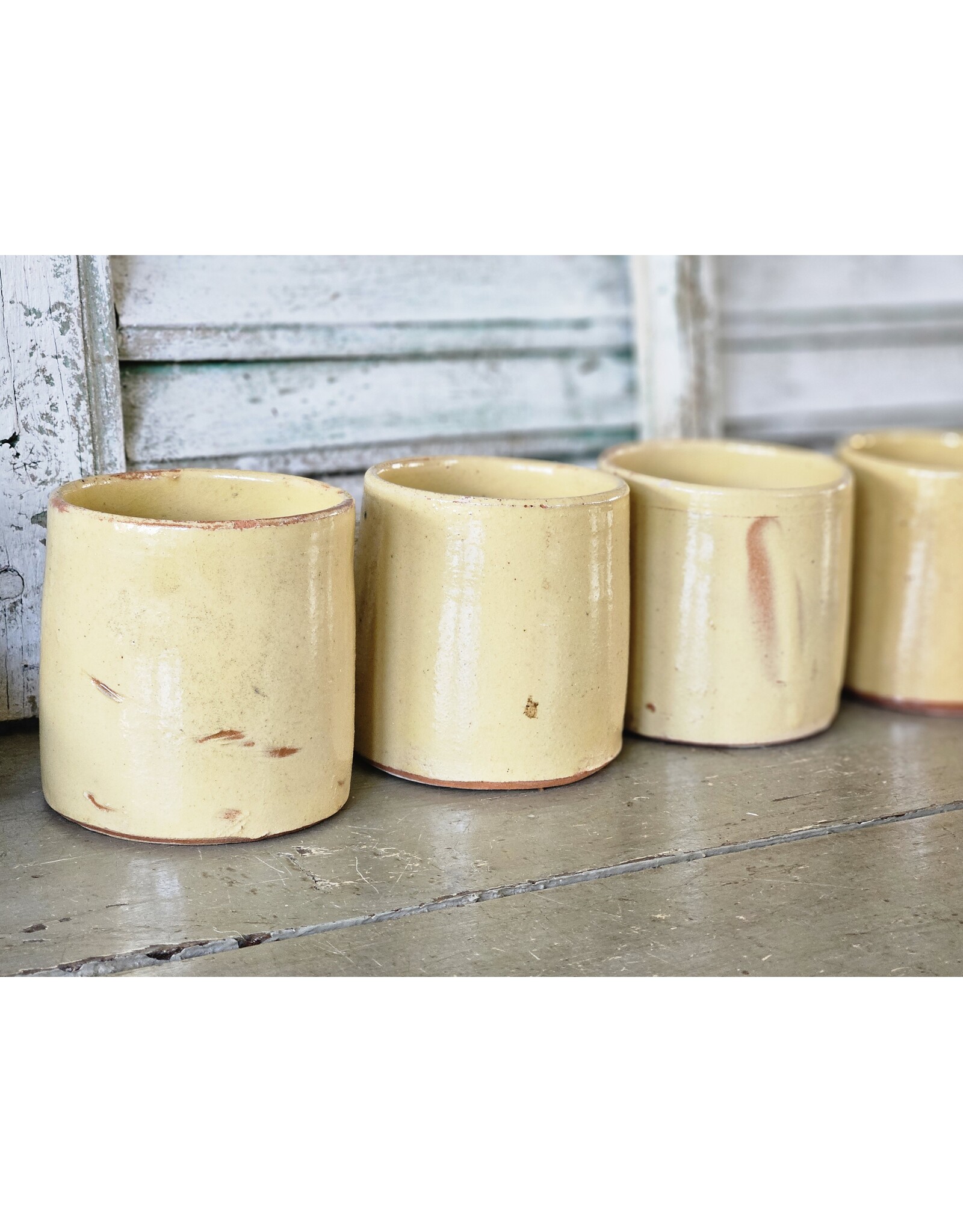 Franse gele Confiturepot