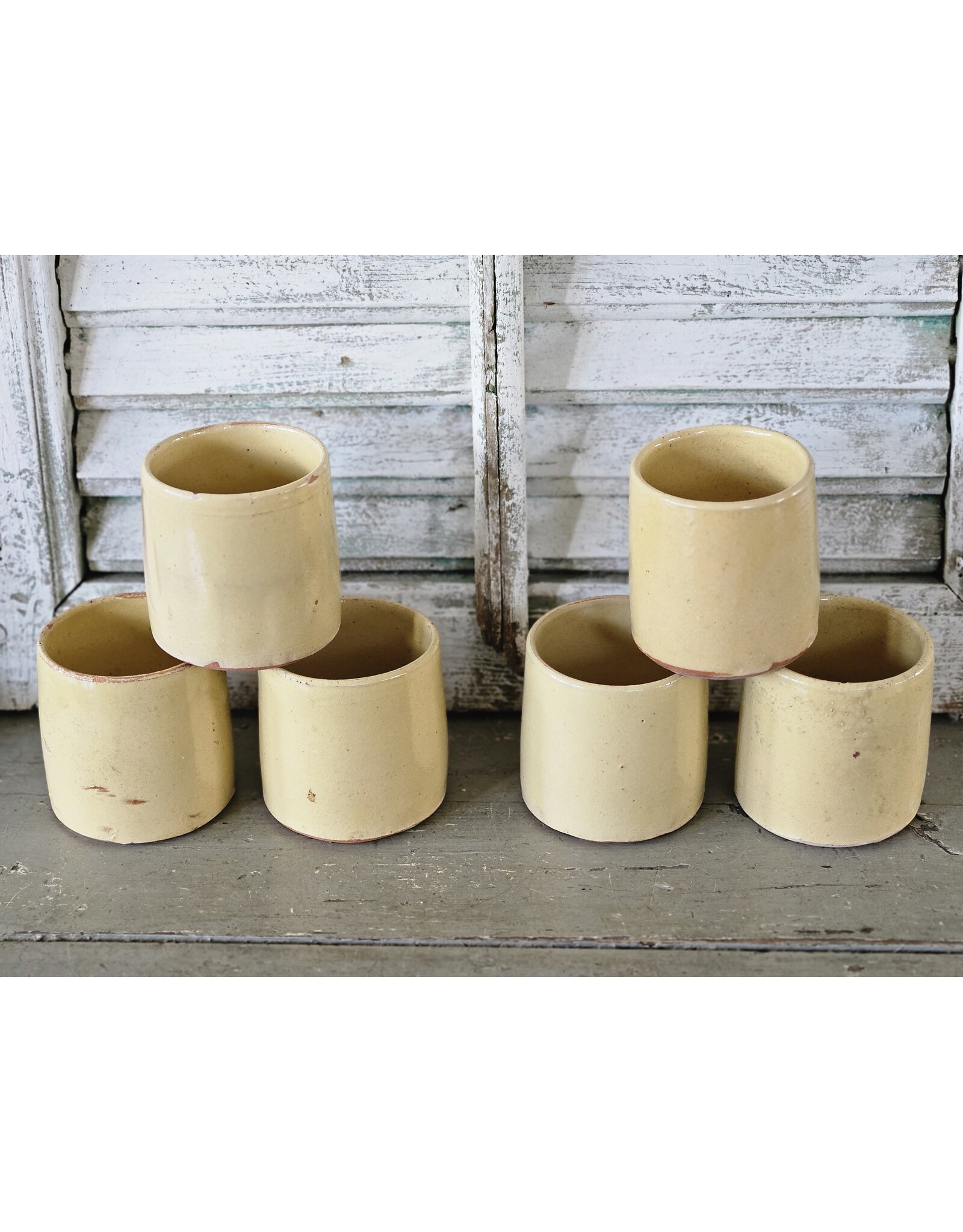 Franse gele Confiturepot