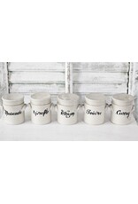 Set Franse Kruidenpotjes Gres