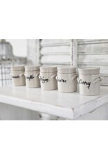 Set Franse Kruidenpotjes Gres