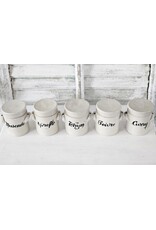 Set Franse Kruidenpotjes Gres