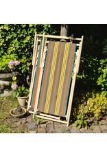 Guinevere Strandstoel Streep Groen/ Oranje