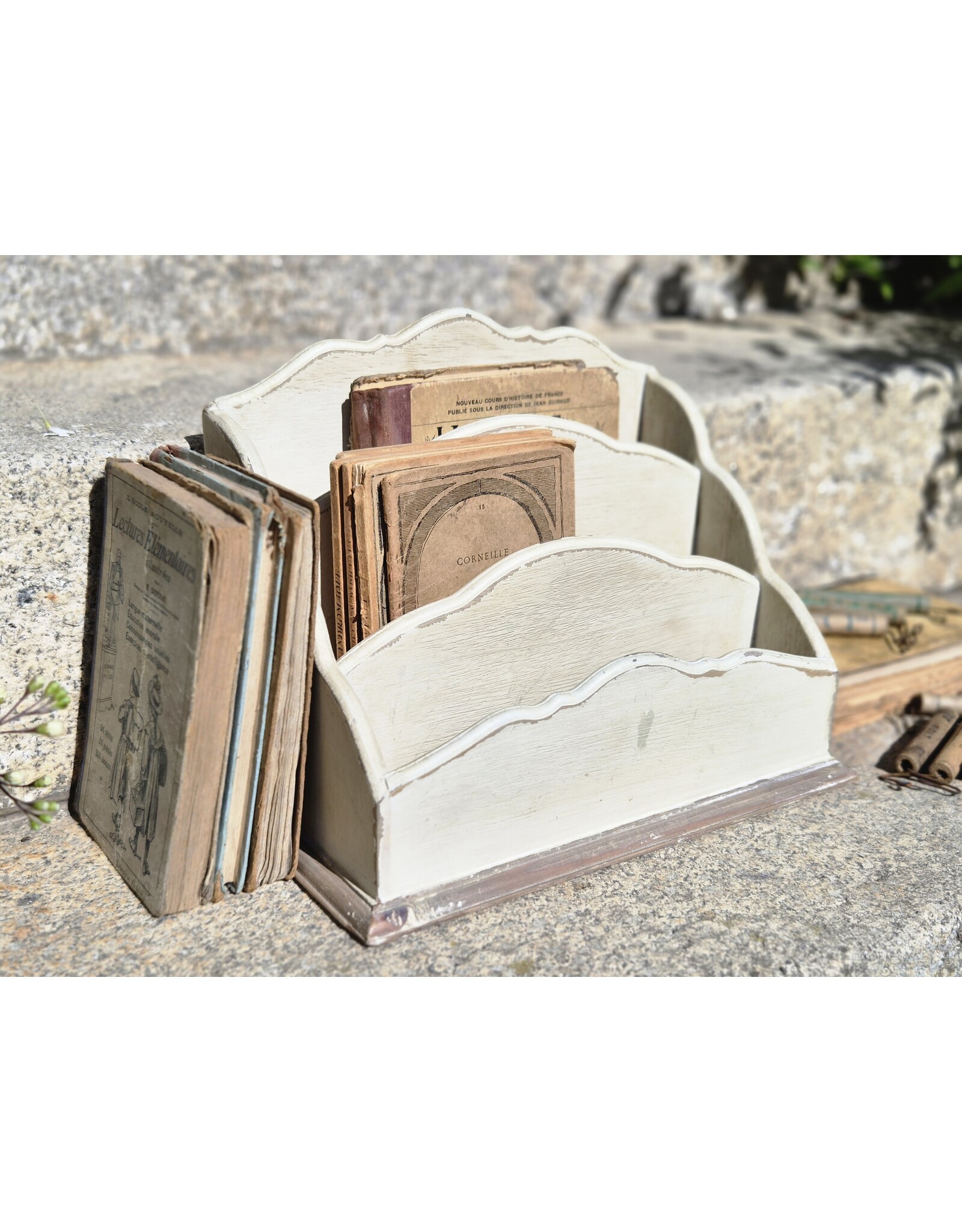 Houten Brievenbak Wit