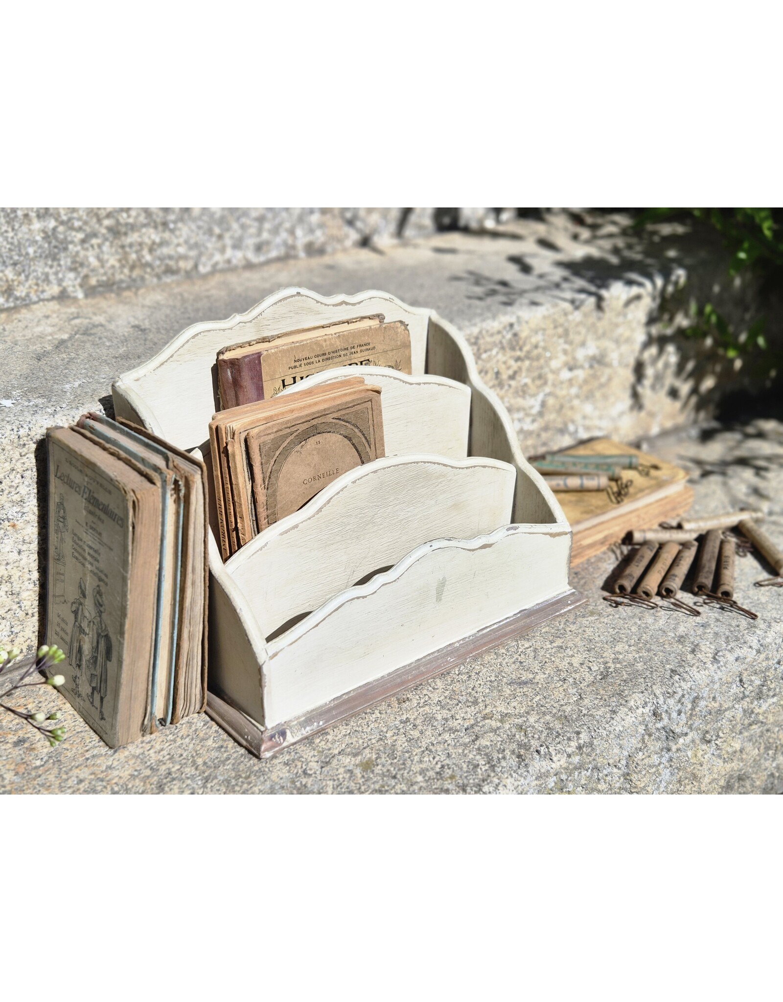Houten Brievenbak Wit