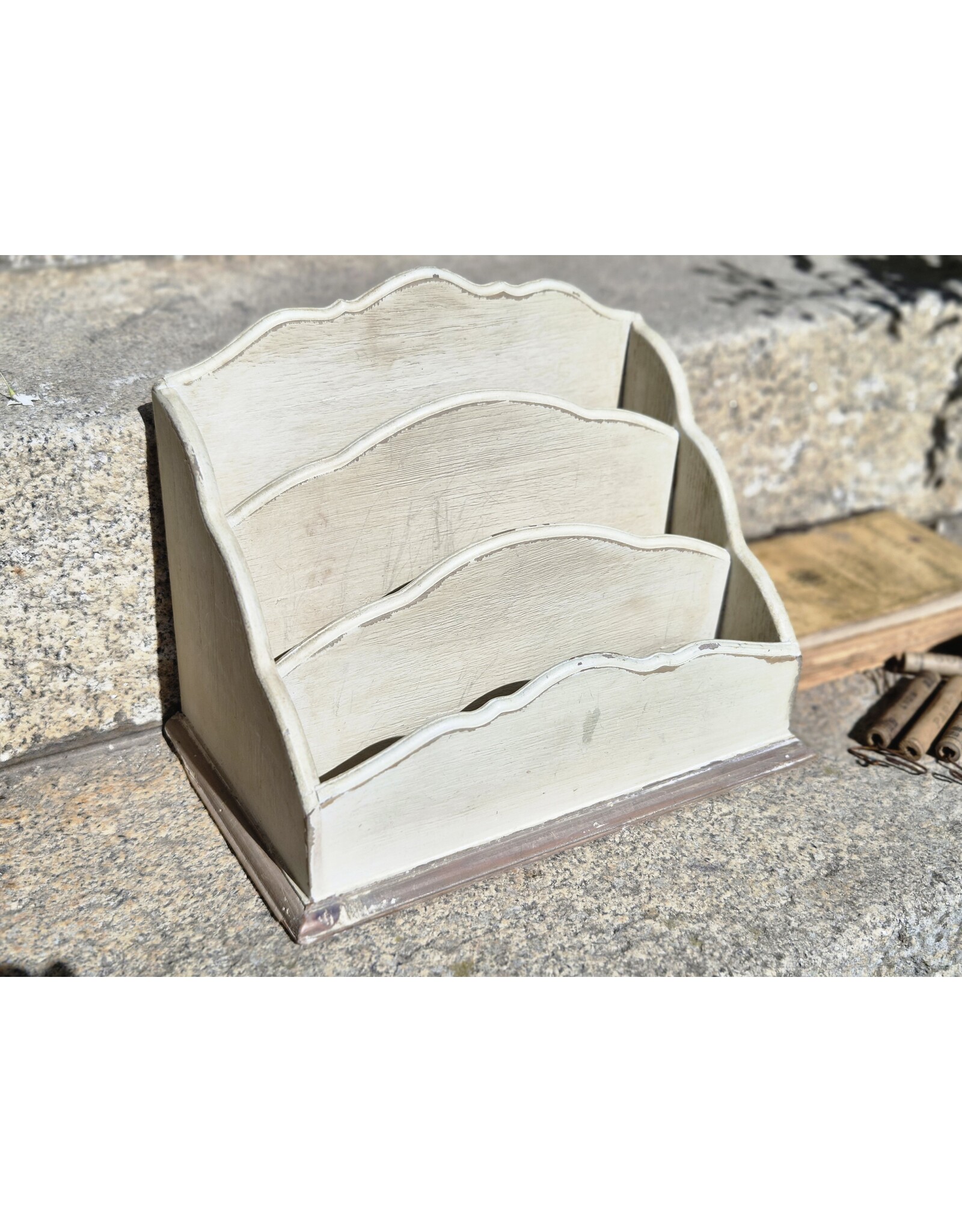 Houten Brievenbak Wit