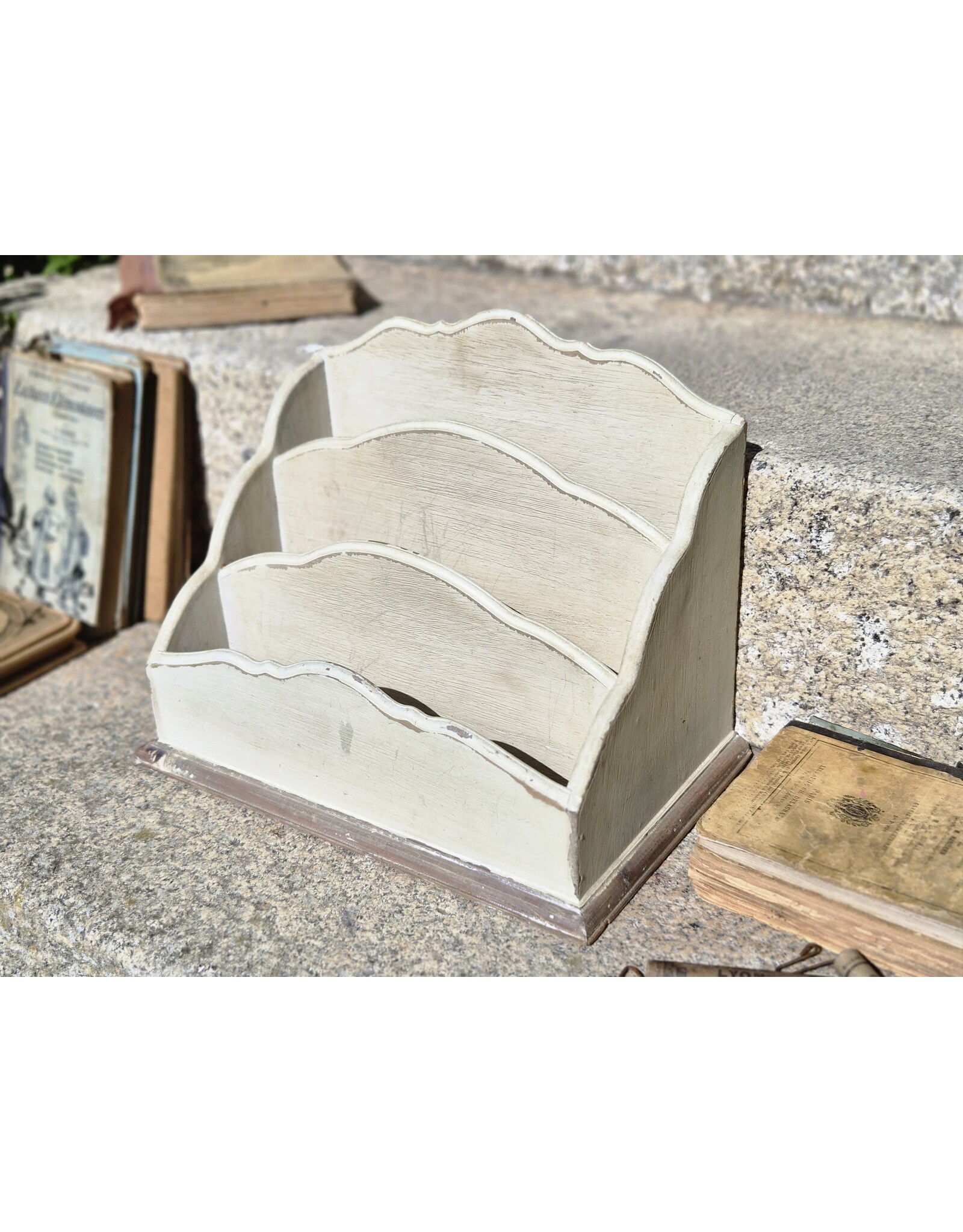 Houten Brievenbak Wit