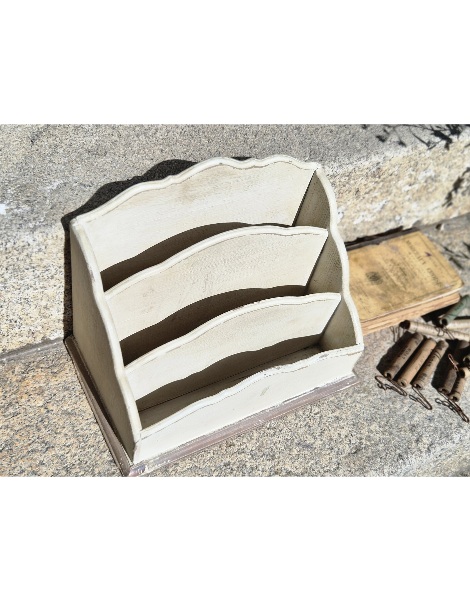 Houten Brievenbak Wit