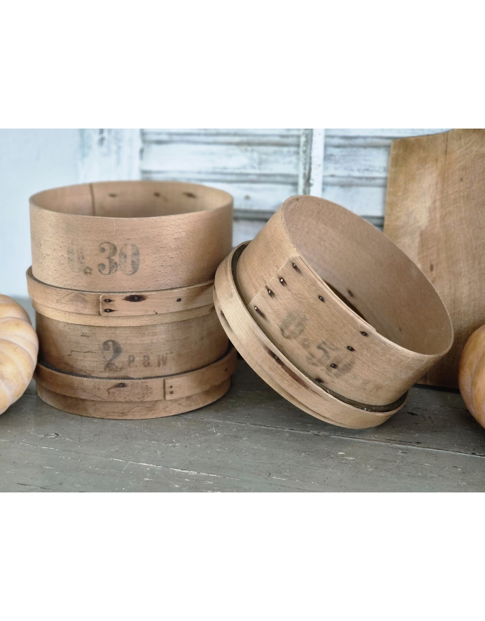 Houten Meelzeef
