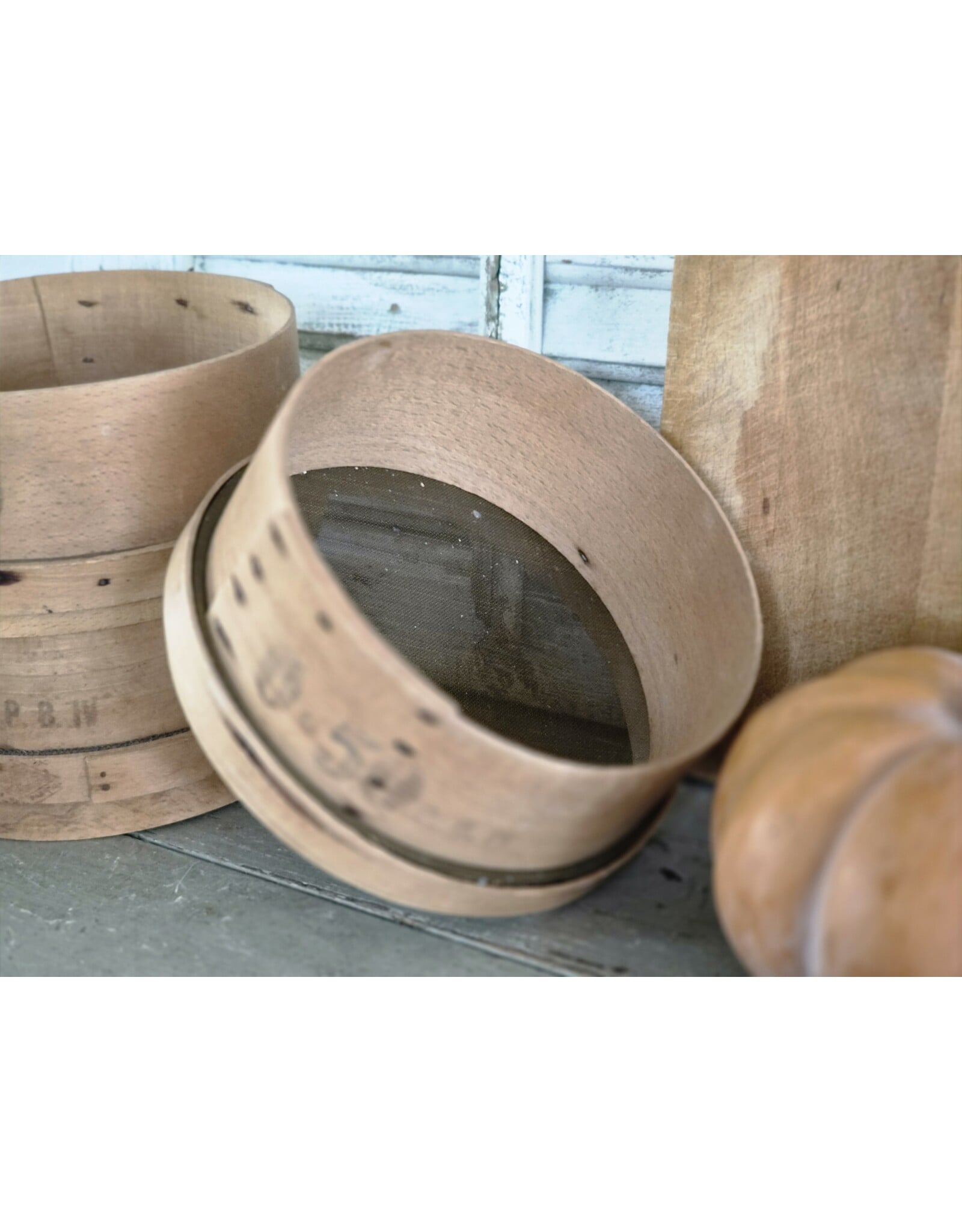 Houten Meelzeef