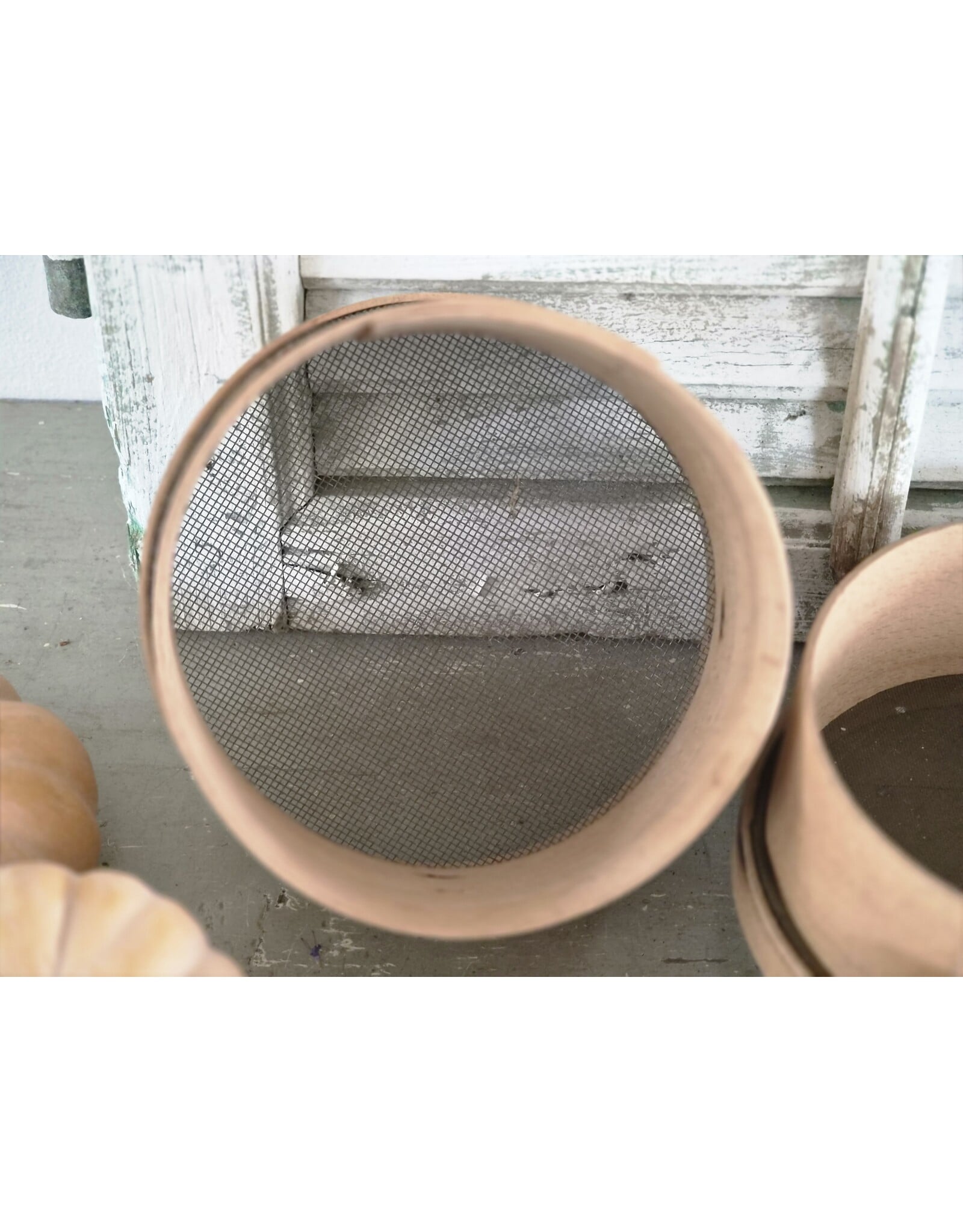 Houten Meelzeef