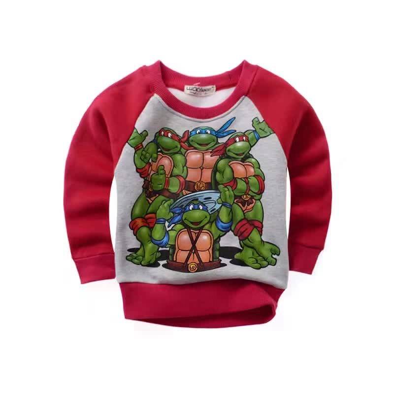 Jongenskleding Teenage Mutant Ninja Turtles Jongens Sweater - rood