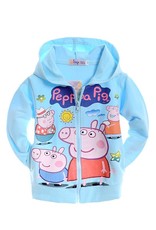 Meisjeskleding Peppa Pig Meisjes Sweatvest - blauw