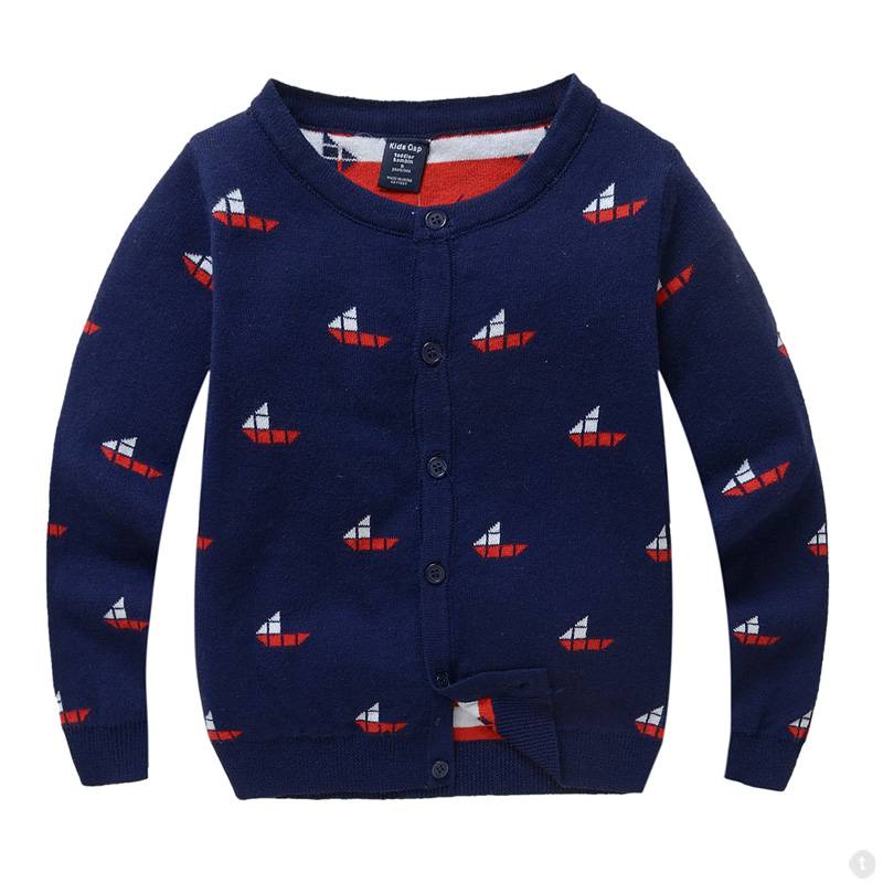 Jongenskleding Bootjes Jongens Vest - blauw