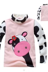 Meisjeskleding Koe Meisjes Sweater - roze