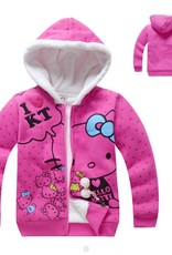 Meisjeskleding Hello Kitty Meisjes Sweatvest 2 - roze