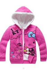 Meisjeskleding Hello Kitty Meisjes Sweatvest 2 - roze