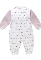 Babykleding Olifantje Meisjes Boxpakje - wit / roze